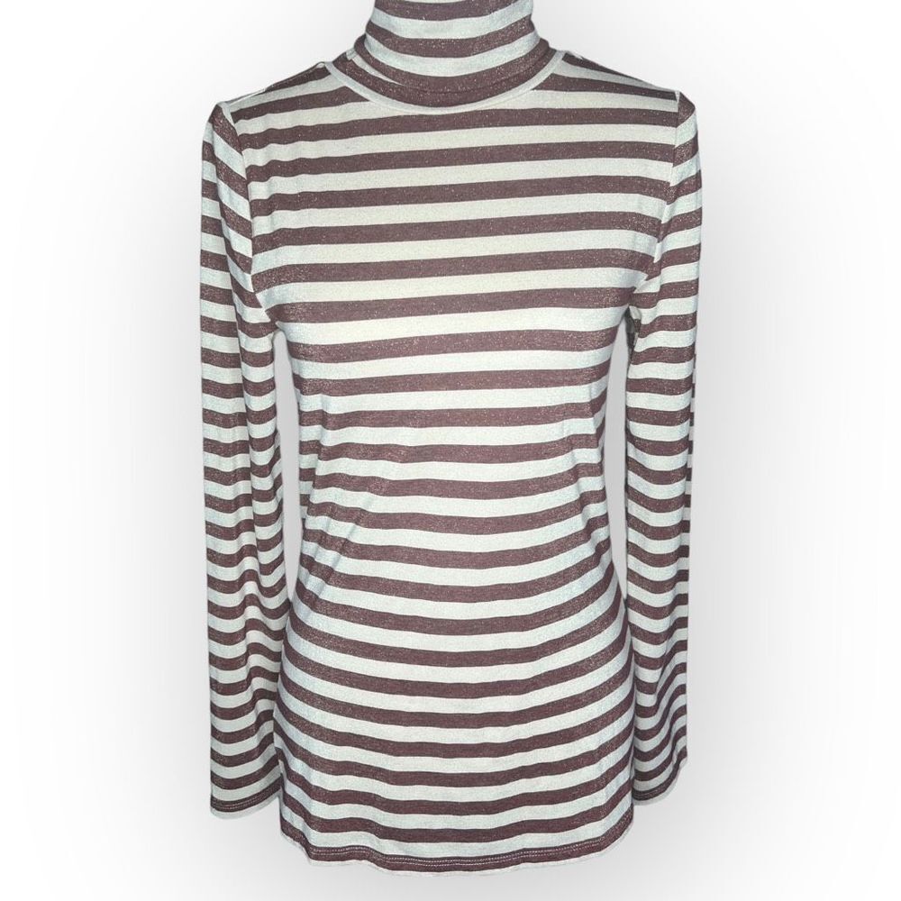 NWT Loft striped turtleneck - medium